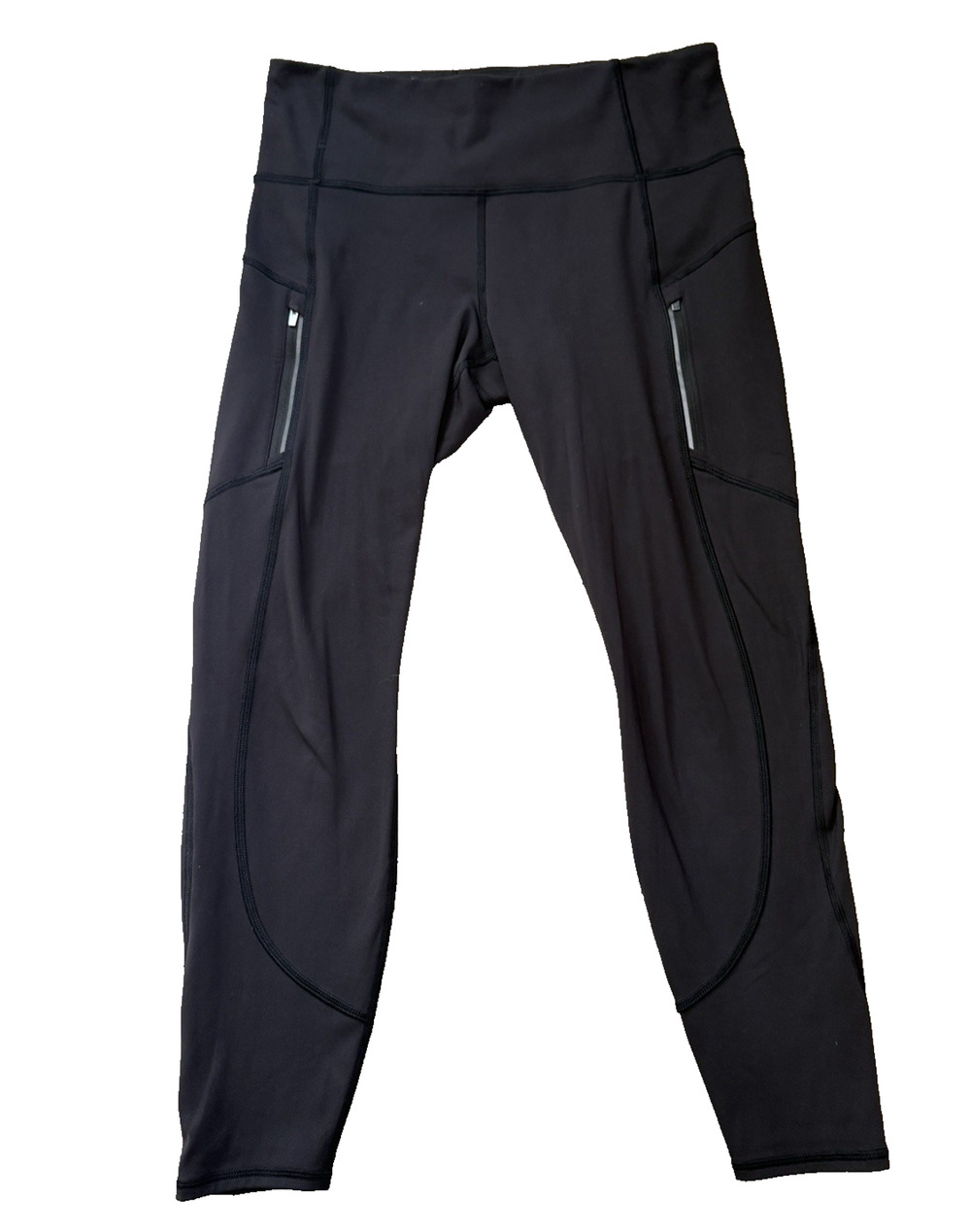 Athleta‎ Rainier Tight Black Activewear Leggings Women's Size: M 24" Mid Rise
